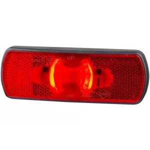 Lampa Obrysowa z Odblaskiem (LED) Czerwona 12 / 24V Uniwersalna