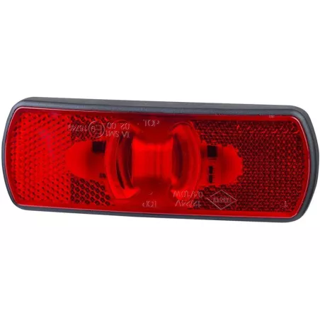 Luz de Gálibo con Reflejo 2 Funciones (LED) Roja 12 / 24V Universal
