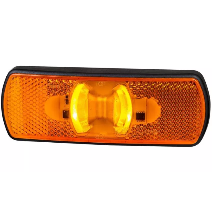 Luz de Gálibo con Reflejo 2 Funciones (LED) Amarilla 12 / 24V Universal