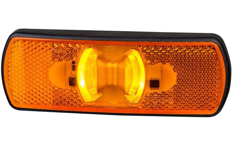 Marker Light Dual Function (LED) Orange 12 / 24V Universal