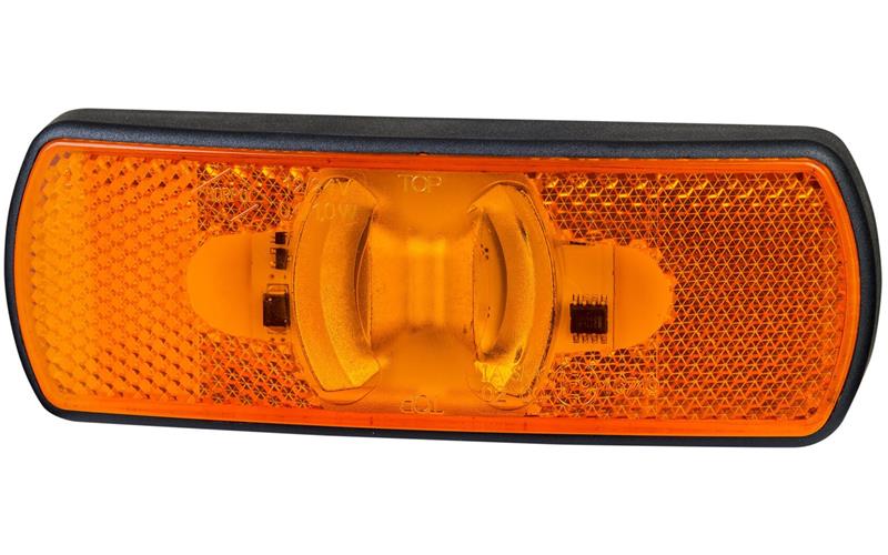Luz de Gálibo con Reflejo 2 Funciones (LED) Amarilla 12 / 24V Universal