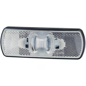 Lampa Obrysowa z Odblaskiem (LED) Biała 12 / 24V Uniwersalna