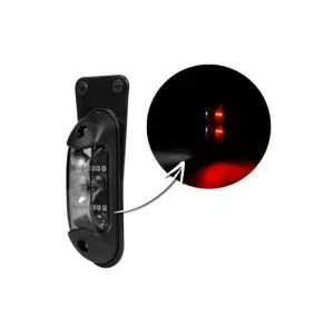 Marker Light (LED) White - Red 12 / 24V Universal