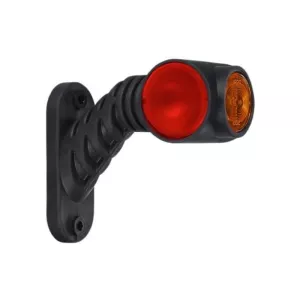 Triple Outline Marker Light, With Short Oblique Arm (LED) White - Orange - Red 12 / 24V Right