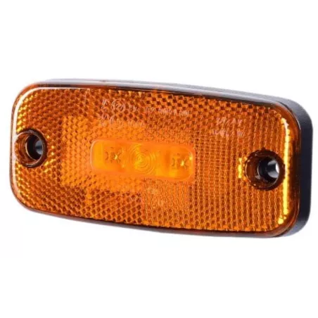 Seitenmarkierungsleuchte Mit Rückstrahler (LED) Orange 12 / 24V Universal