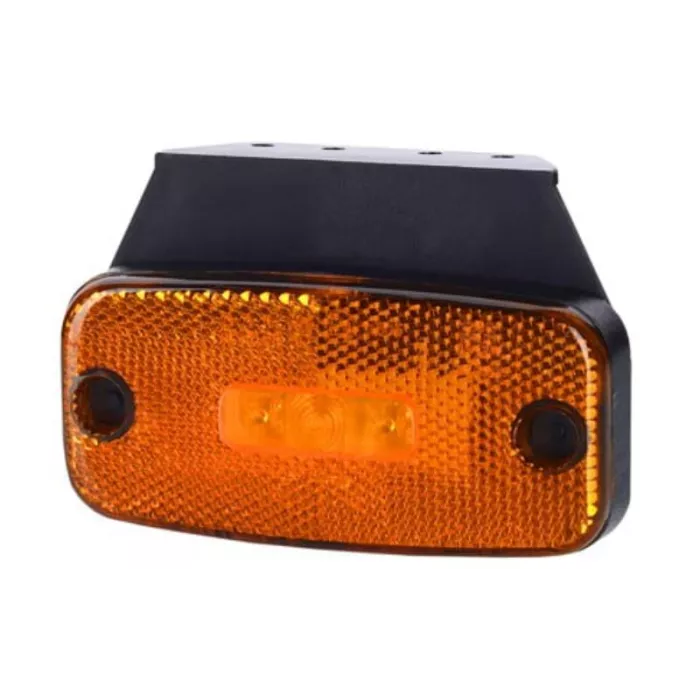Marker Light With Reflective Device Hanging (LED) Orange 12 / 24V Universal