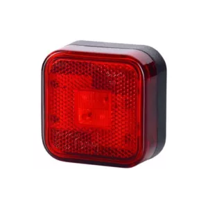 Luz de Gálibo con Reflejo (LED) Roja 12 / 24V Universal