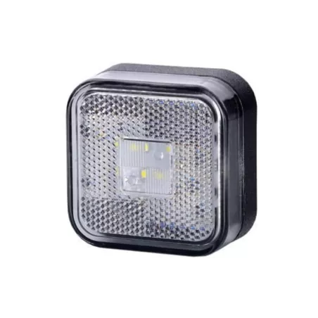 Marker Light With Reflective Device (LED) White 12 / 24V Universal