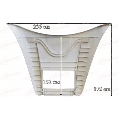 MAN TGX XLX Spoiler de Toit