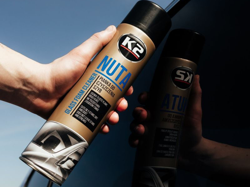 K2 Nuta Glass Cleaning Foam 600ml