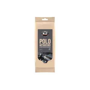 K2 Polo Matt Wipes Cockpit Cleaning Wipes (24 Pieces)