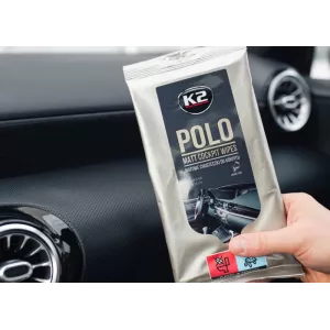 K2 Polo Matt Wipes Cockpit Cleaning Wipes (24 Pieces)