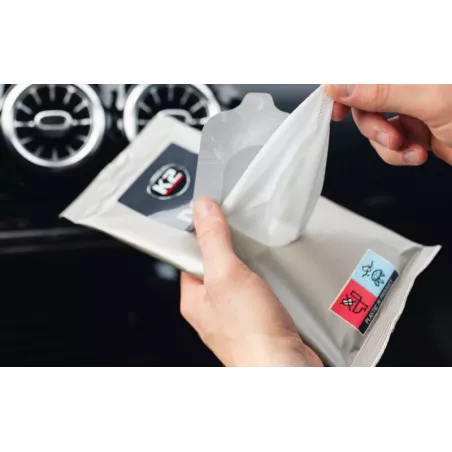 K2 Polo Matt Wipes Cockpit Cleaning Wipes (24 Pieces)