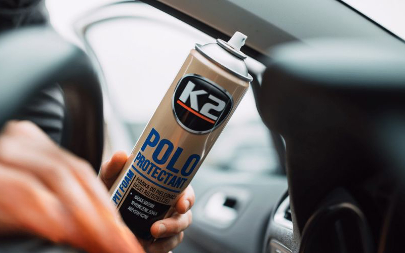 K2 Polo Protectant Mat Espuma Limpiadora de Salpicadero 750ml (Fresa)
