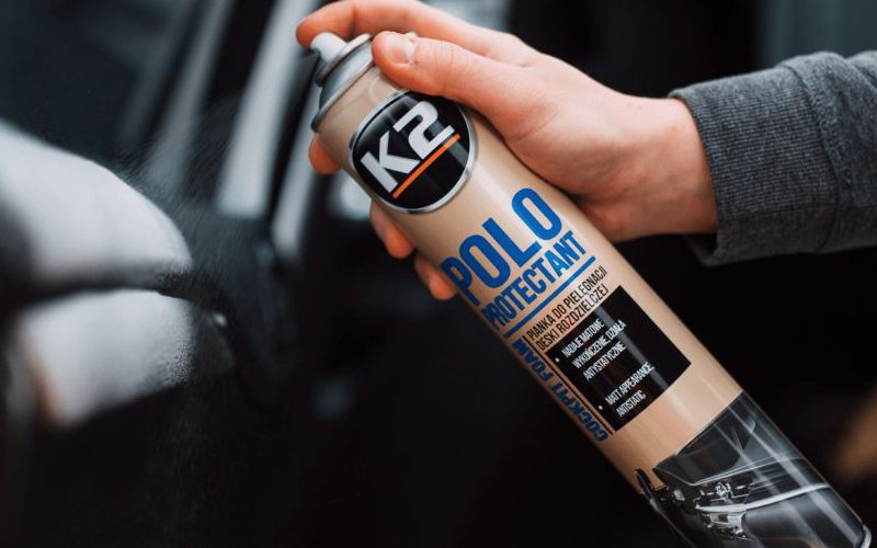 K2 Polo Protectant Mat Cockpit Cleaning Foam 750ml (Coffee)