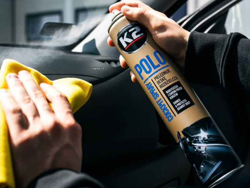 K2 Polo Cocpit Manzana Verde Spray para Cuidado del Tablero 750ml