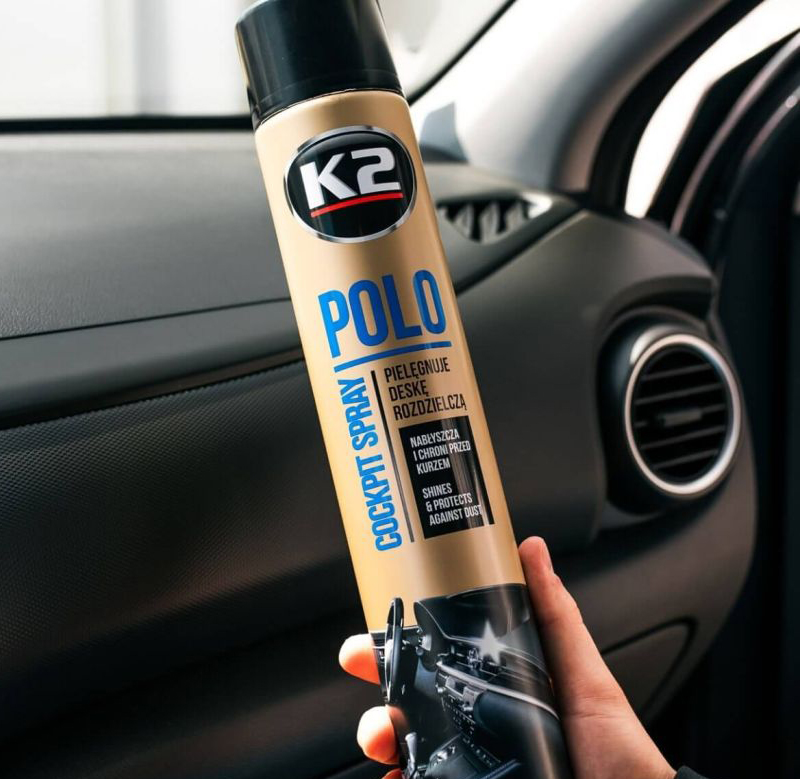 K2 Polo Cockpit Fresh Spray D’entretien du Tableau de Bord 750ml