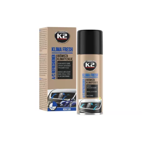 K2 Klima Fresh New Car Produit Pour Rafraîchir La Climatisation 150ml