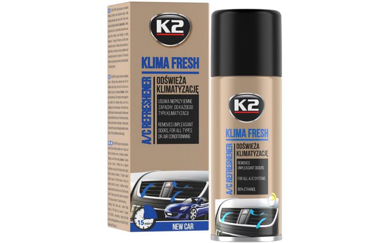 K2 Klima Fresh New Car СРЕДСТВО ДЛЯ ОСВЕЖЕНИЯ КОНДИЦИОНЕРА 150МЛ