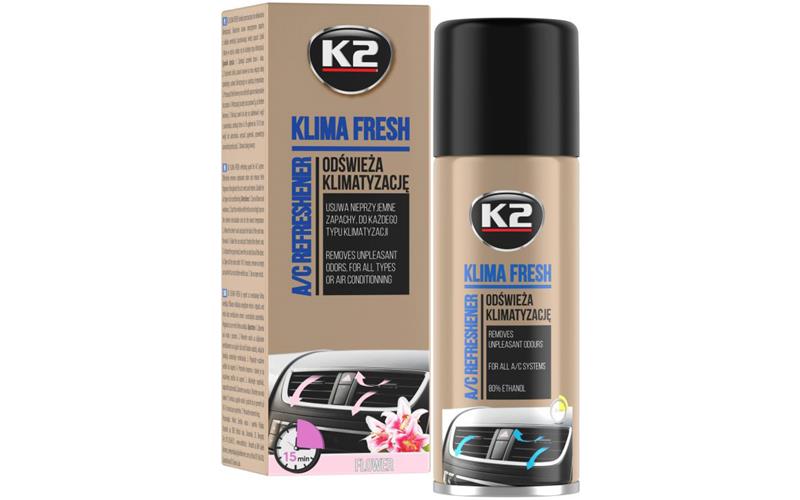 K2 Klima Fresh Flower ОСВЕЖАЮЩЕЕ СРЕДСТВО ДЛЯ КОНДИЦИОНЕРА 150МЛ