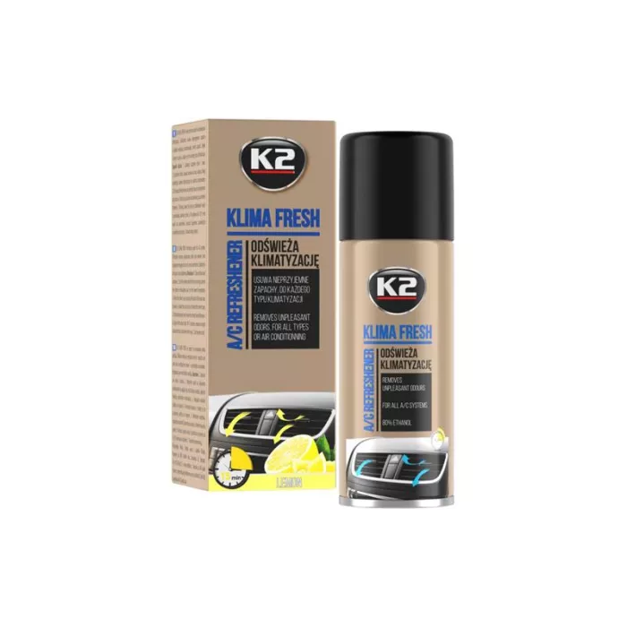 K2 Klima Fresh Lemon Air Conditioning Refresher 150ml