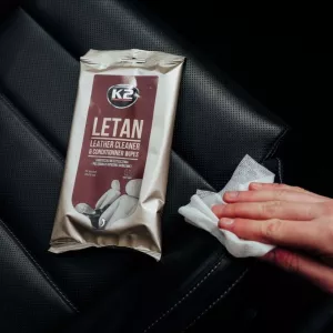 K2 Letan Wipes Lingettes Pour Sellerie En Cuir (24 Pièces)
