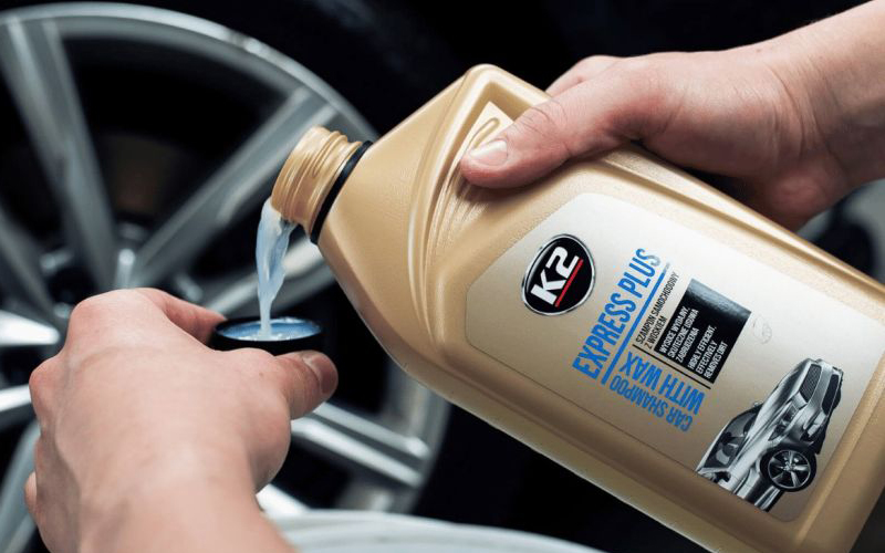K2 Express Plus ChampÚ para Coche con Cera 1L