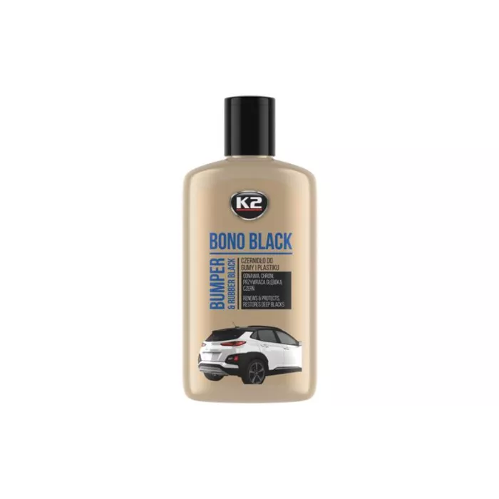 K2 Bono Black Renovador de Goma y Plásticos (Negro) 250ml
