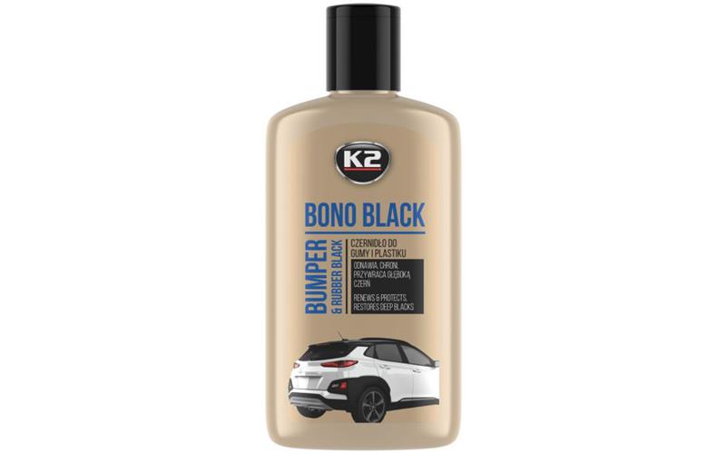 K2 Bono Black Renovador de Goma y Plásticos (Negro) 250ml