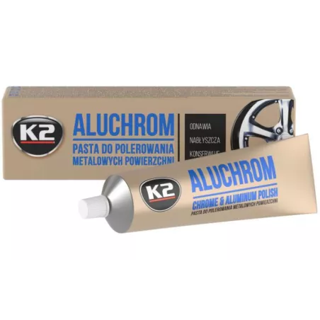 K2 Aluchrom Pâte à Polir Pour Surfaces Métalliques 120g
