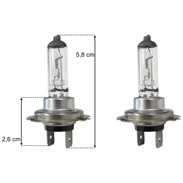 Ampoule H7 24V 70W PX26D Golden (2 Pièces)