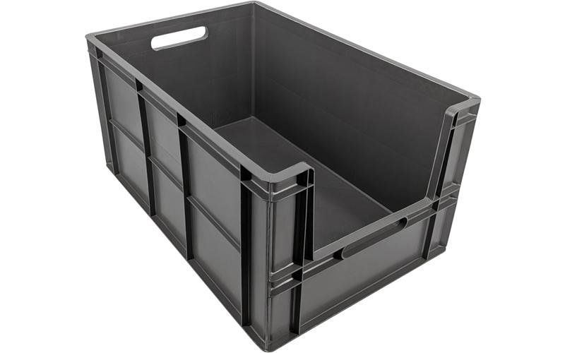 Skrzynia Magazynowa Plastikowa Euro 600x400x300 mm (Sztaplowana /  Piętrowana)