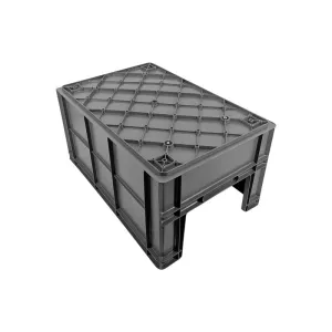 Skrzynia Magazynowa Plastikowa Euro 600x400x300 mm (Sztaplowana /  Piętrowana)