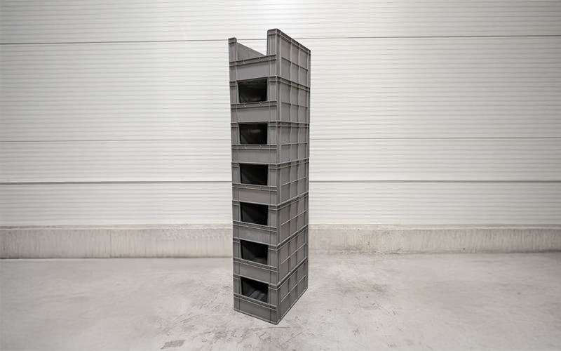 Plastic Euro Storage Box 600x400x300 mm (Stackable)
