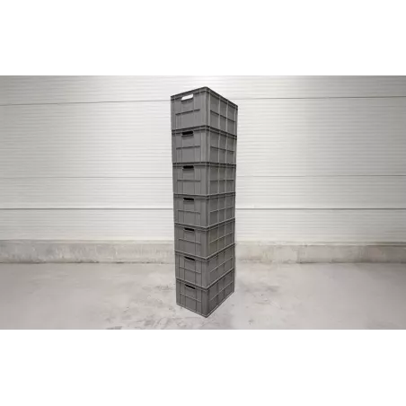 Plastic Euro Storage Box 600x400x300 mm (Stackable)