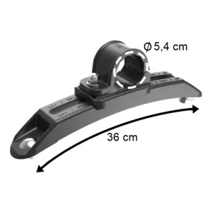 Soporte Ajustable Plástico para Guardabarros Ø54 360mm