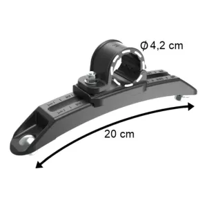 Plastic Adjustable Mudguard Bracket Ø42 200mm