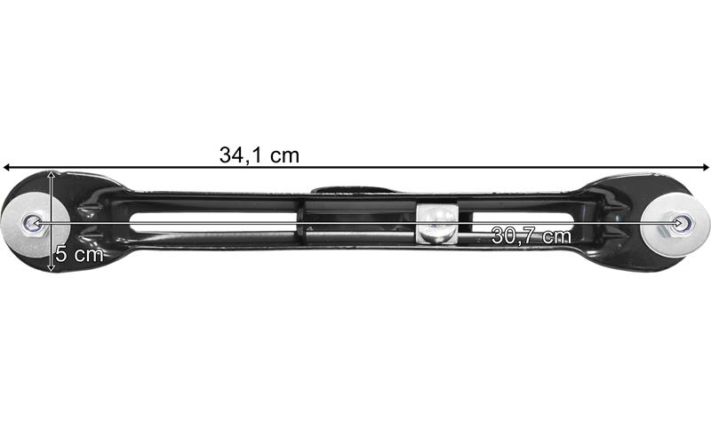 Soporte Ajustable Metálico para Guardabarros Ø42