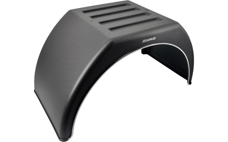 Guardabarros Trasero Plástico 510mm Parte Superior Plana