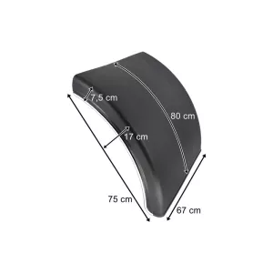 Guardabarros Trasero de Plástico 650mm (sin Soporte de Montaje)
