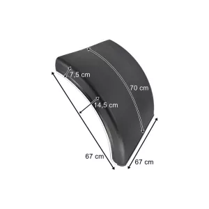 Guardabarros Trasero de Plástico 650mm (sin Soporte de Montaje)
