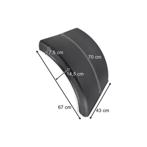 Rear Plastic Mudguard 430mm (Without Mounting Bracket)