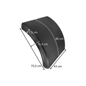Guardabarros Trasero de Plástico 430mm