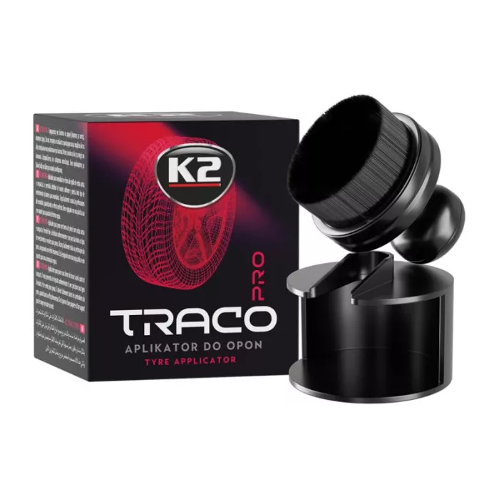 K2 Traco Pro Aplicador para Neumáticos con Cerdas Densas