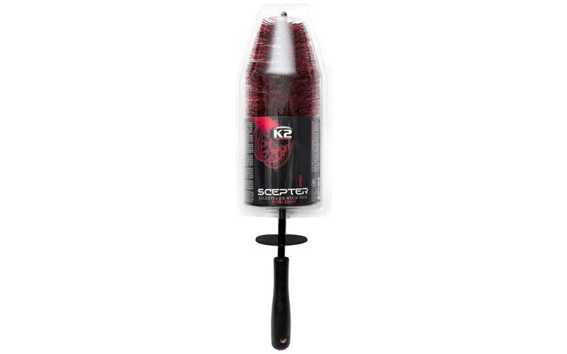 K2 Scepter Cepillo de Detallado para Llantas y Tapacubos