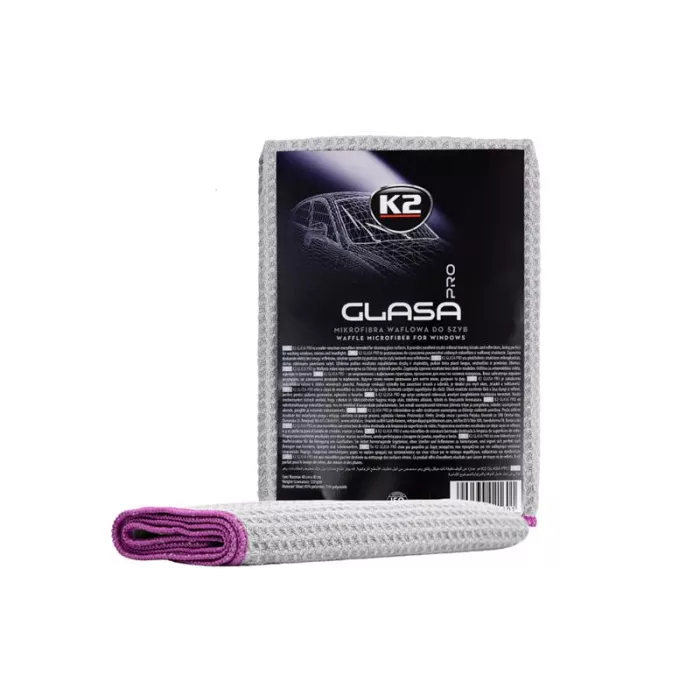 K2 Glasa Pro ВАФЕЛЬНАЯ МИКРОФИБРА ДЛЯ СТЁКОЛ