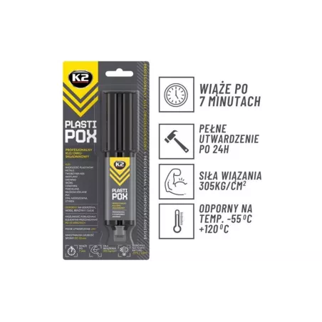 K2 Plastipox Professioneller Kunststoffkleber 25g