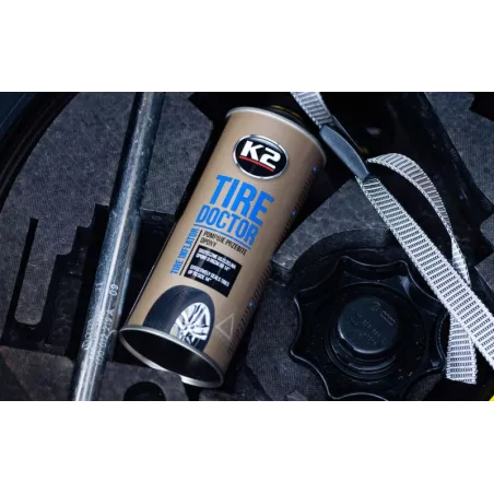 K2 Tire Doktor Rueda de Repuesto En LÍquido 400ml (Spray)