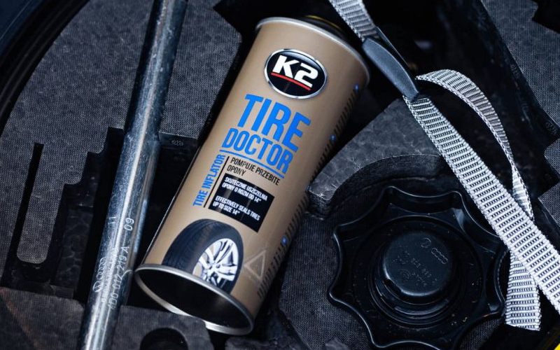 K2 Tire Doktor Liquid Spare Tyre 400ml (Spray)