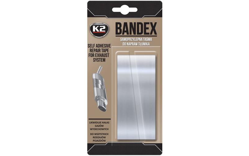 K2 Bandex Cinta / Vendaje Alta Temperatura para Reparación de Escapes 1m
